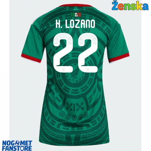 Meksiko Hirving Lozano #22 Domaci Dres za Ženska SP 2026 Kratak Rukav
